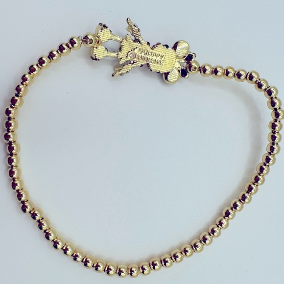 BaubleBar Gold Disney Pisa Bracelet Minnie Pave NWT - Picture 6 of 7